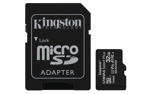Εικόνα της Κάρτα Μνήμης MicroSDHC Kingston Canvas Select Plus 32GB A1 C10 + Αντάπτορας