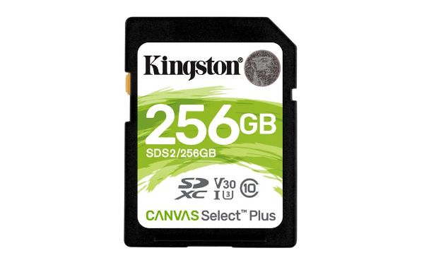 Εικόνα της Κάρτα Μνήμης Kingston SDXC 256GB Canvas Select Plus UHS-I Class 10 U3 V30