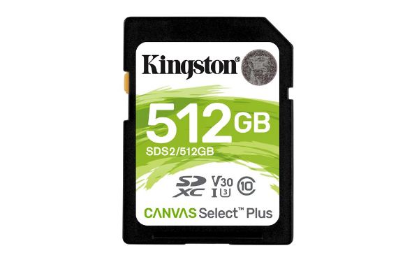 Εικόνα της Κάρτα Μνήμης SDXC Kingston Canvas Select Plus C10 UHS-I U3 V30
