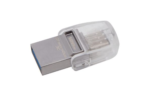 Εικόνα της USB Flash Kingston DataTraveler MicroDuo 3C, USB 3.0 128GB + Type C