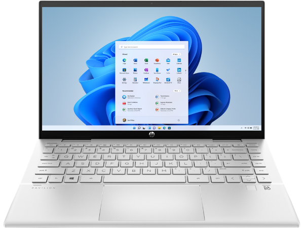 Εικόνα της Laptop HP Pavilion x360 14'' (Corei5-1135G7/8GB/512SSD/Windows 11) 14-dy0006nv Natural silver